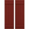 Ekena Millwork Americraft 5-Board, 2 Batten Exterior Real Wood Joined Board-n-Batten Shutters, ARW101BB518X65MRH, PR ARW101BB518X65MRH - alternate 1